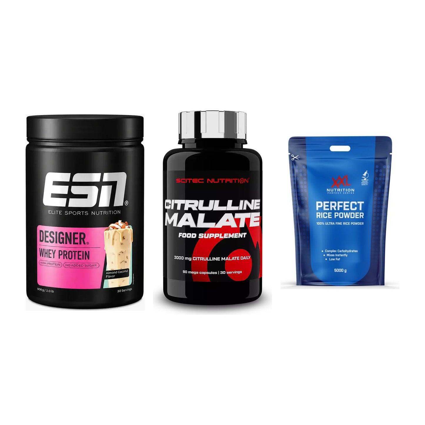 Definitionsphase-Set: ESN Designer + Scitec Citrull + XXL Nutrition – alle enthaltenen Artikel
