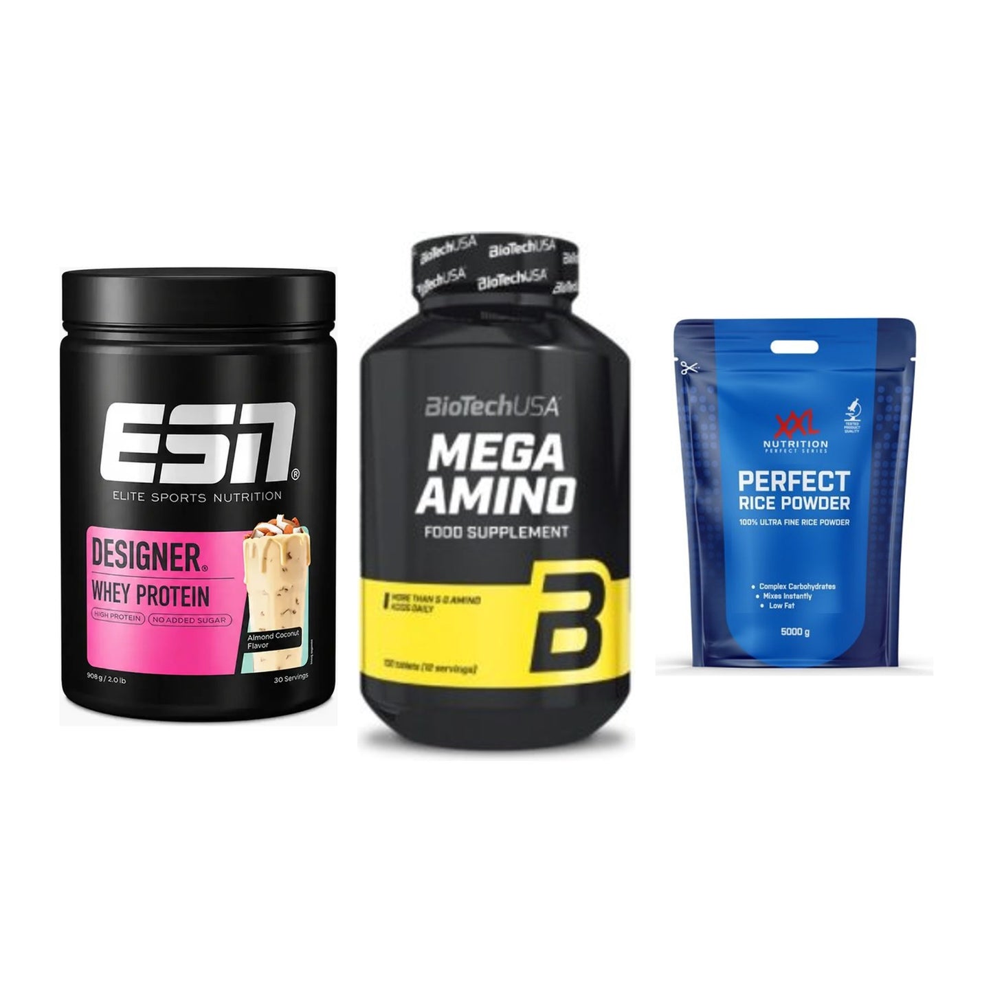 Definitionsphase-Set: ESN Designer + BioTech Mega + XXL Nutrition – alle enthaltenen Artikel