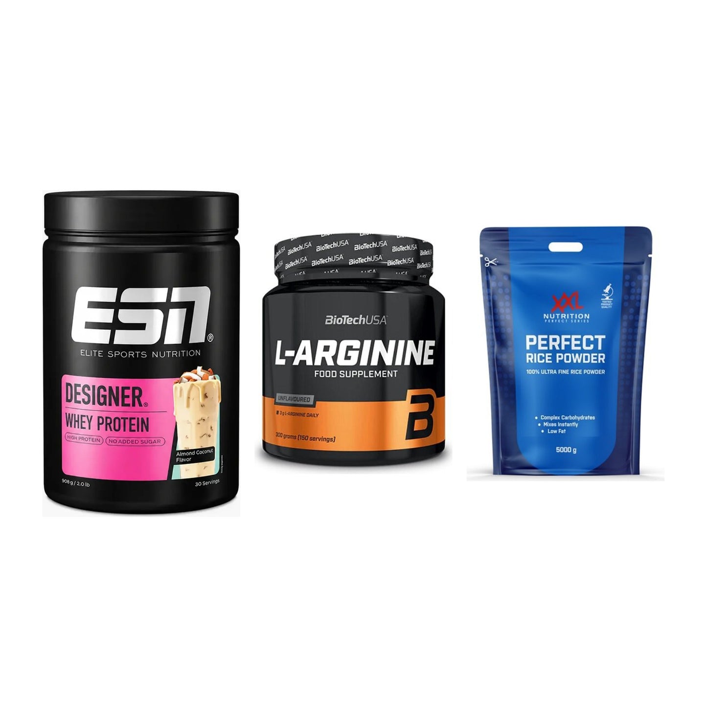 Definitionsphase-Set: ESN Designer + BioTech L-Argi + XXL Nutrition – alle enthaltenen Artikel