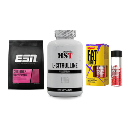 Definitionsphase-Set: ESN Designer + MST Citrulline + Nutrend Fat – alle enthaltenen Artikel