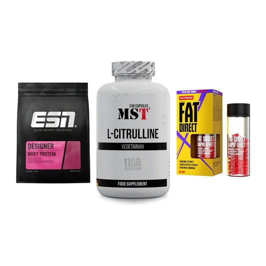 Definitionsphase-Set: ESN Designer + MST Citrulline + Nutrend Fat – alle enthaltenen Artikel
