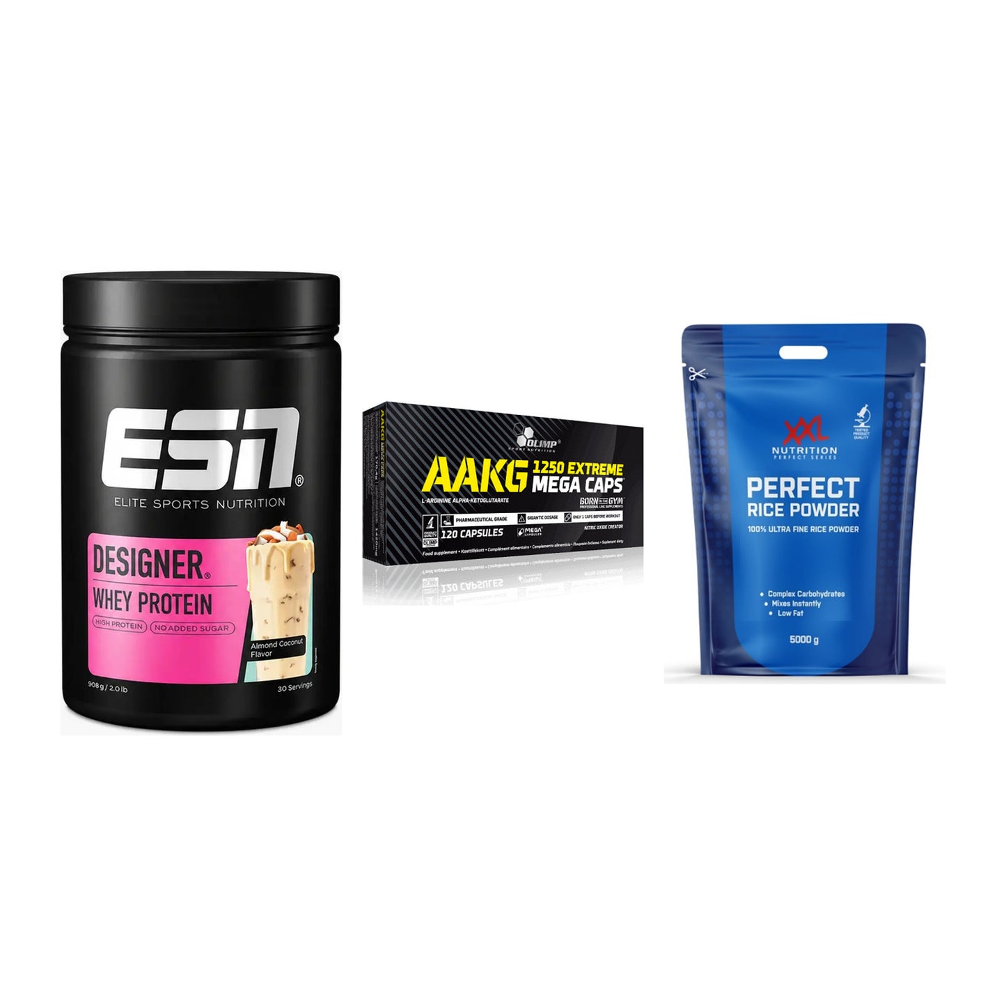 Definitionsphase-Set: ESN Designer + Olimp AAKG + XXL Nutrition – alle enthaltenen Artikel