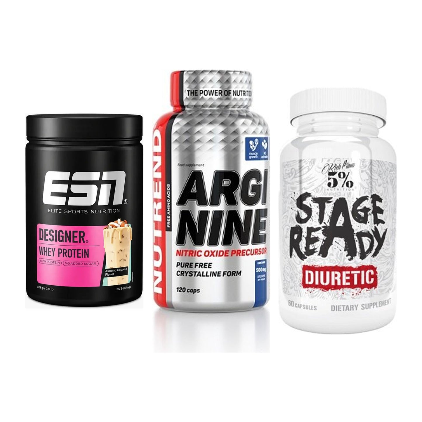Definitionsphase-Set: ESN Designer + Nutrend Argini + 5% Nutrition – alle enthaltenen Artikel