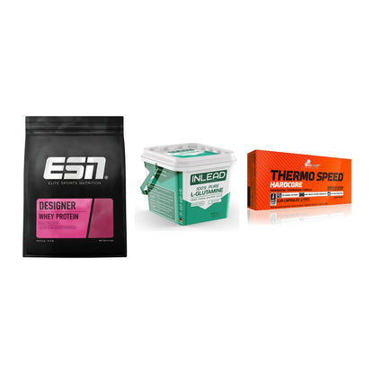 Definitionsphase-Set: ESN Designer + INLEAD L-Gluta + Olimp Thermo – alle enthaltenen Artikel