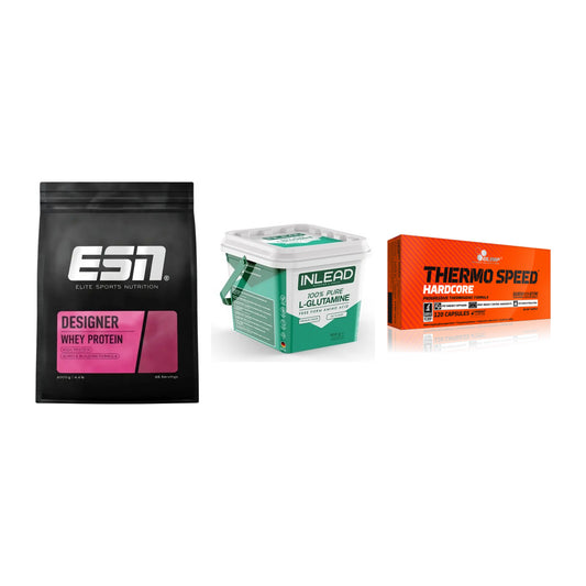 Definitionsphase-Set: ESN Designer + INLEAD L-Gluta + Olimp Thermo – alle enthaltenen Artikel