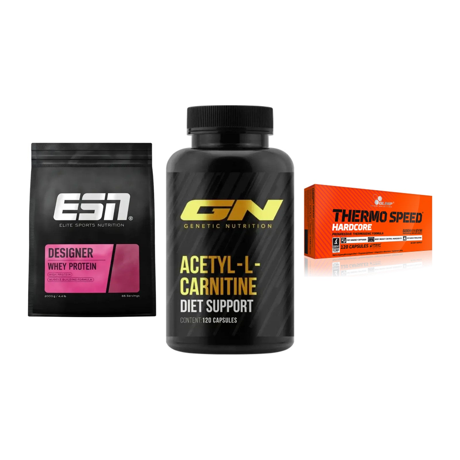 Definitionsphase-Set: ESN Designer + GN Acetyl + Olimp Thermo – alle enthaltenen Artikel