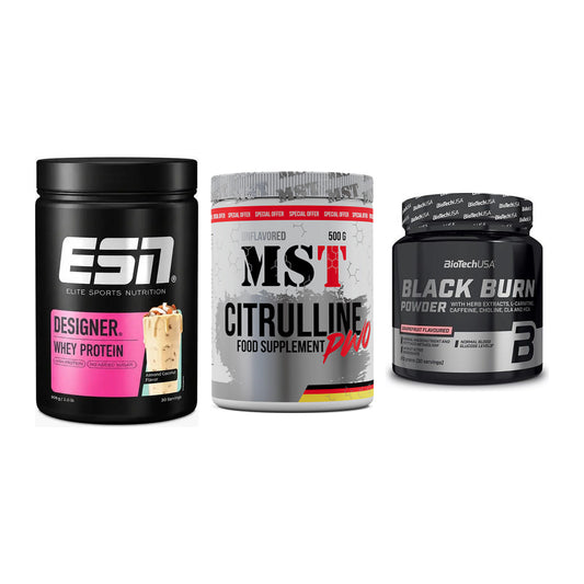 Definitionsphase-Set: ESN Designer + MST Citrulline + BioTech Black – alle enthaltenen Artikel