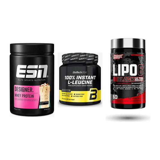 Definitionsphase-Set: ESN Designer + BioTech 100% + Nutrex Lipo 6 – alle enthaltenen Artikel
