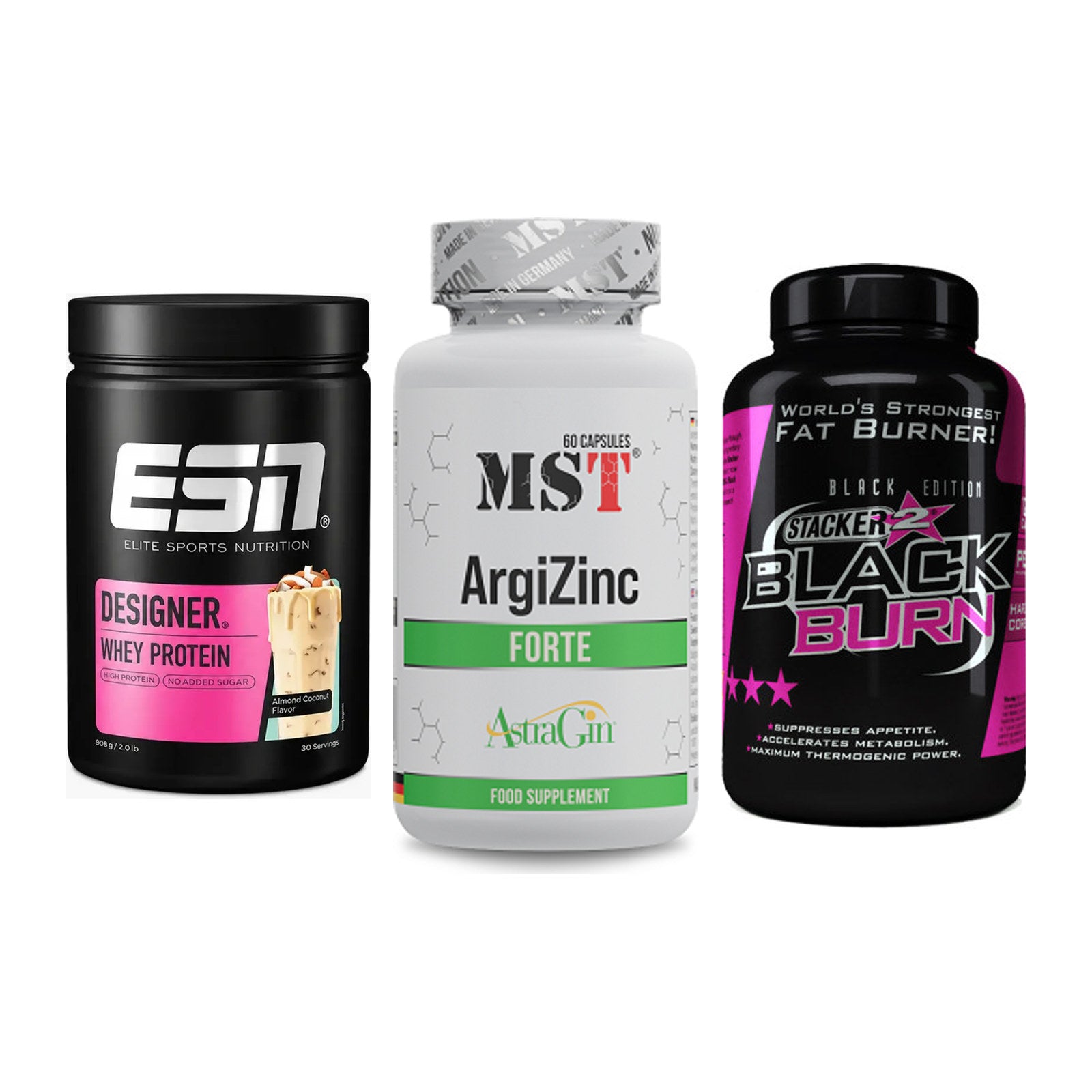 Definitionsphase-Set: ESN Designer + MST ArgiZinc + Stacker2 Black – alle enthaltenen Artikel