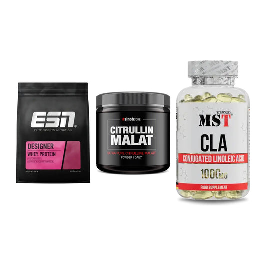 Definitionsphase-Set: ESN Designer + Sinob Core + MST CLA 1000mg – alle enthaltenen Artikel
