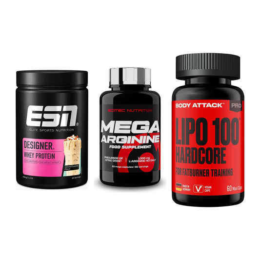 Definitionsphase-Set: ESN Designer + Scitec Mega + Body Attack – alle enthaltenen Artikel