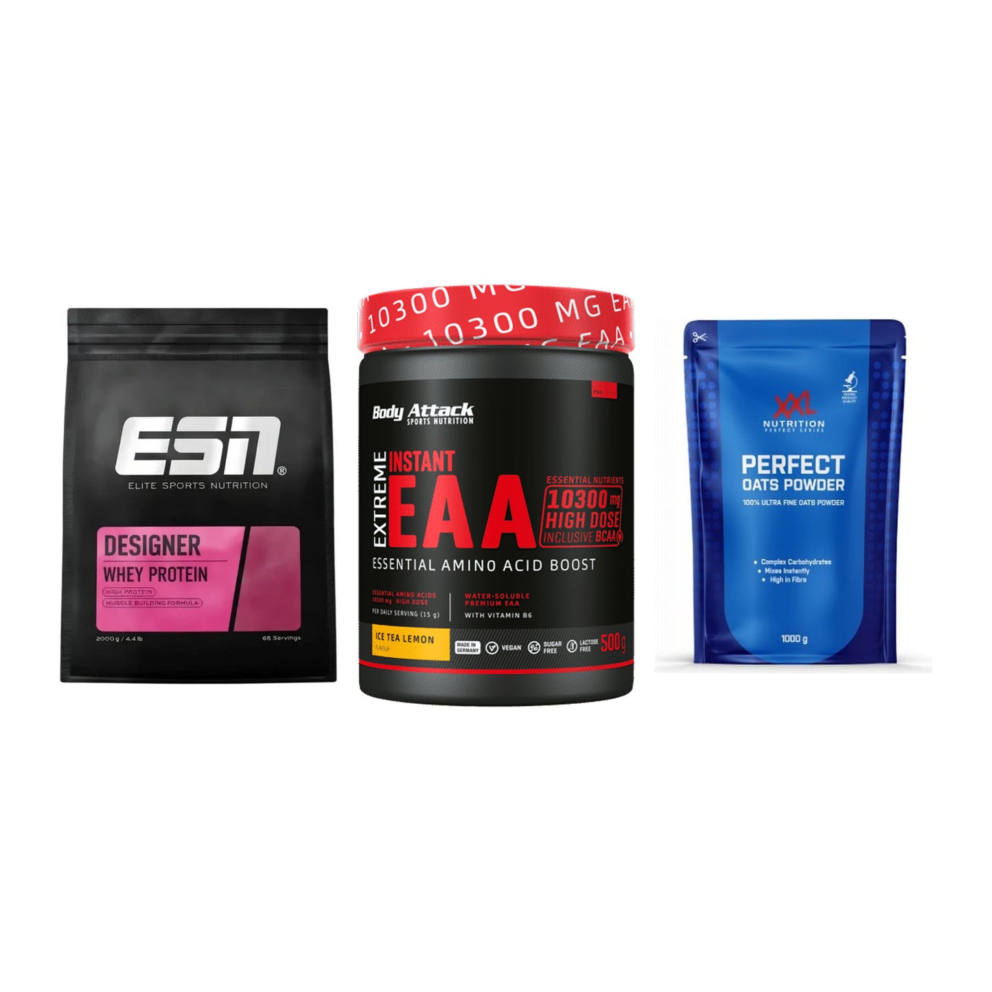 Definitionsphase-Set: ESN Designer + Body Attack + XXL Nutrition – alle enthaltenen Artikel