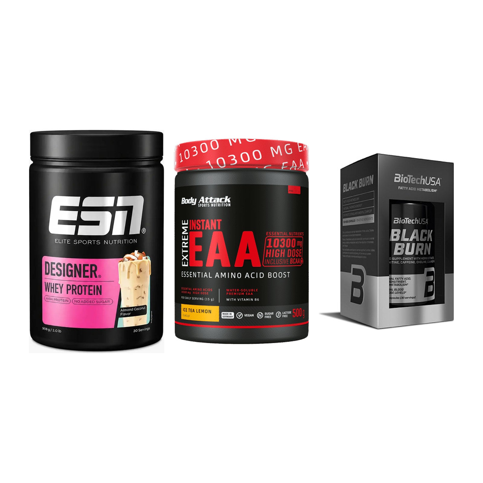 Definitionsphase-Set: ESN Designer + Body Attack + BioTech Black – alle enthaltenen Artikel