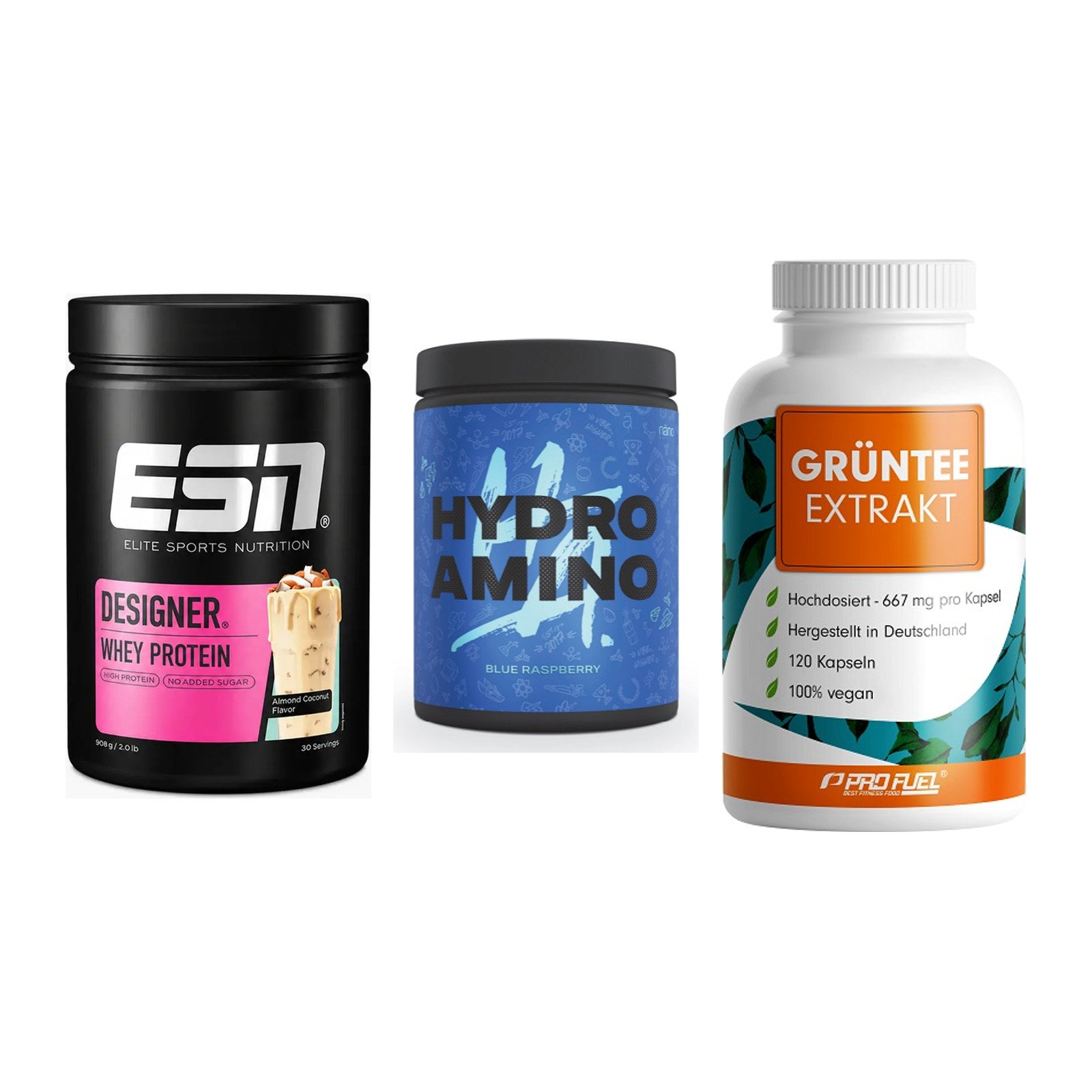 Definitionsphase-Set: ESN Designer + Nanosupps + ProFuel Grünte – alle enthaltenen Artikel