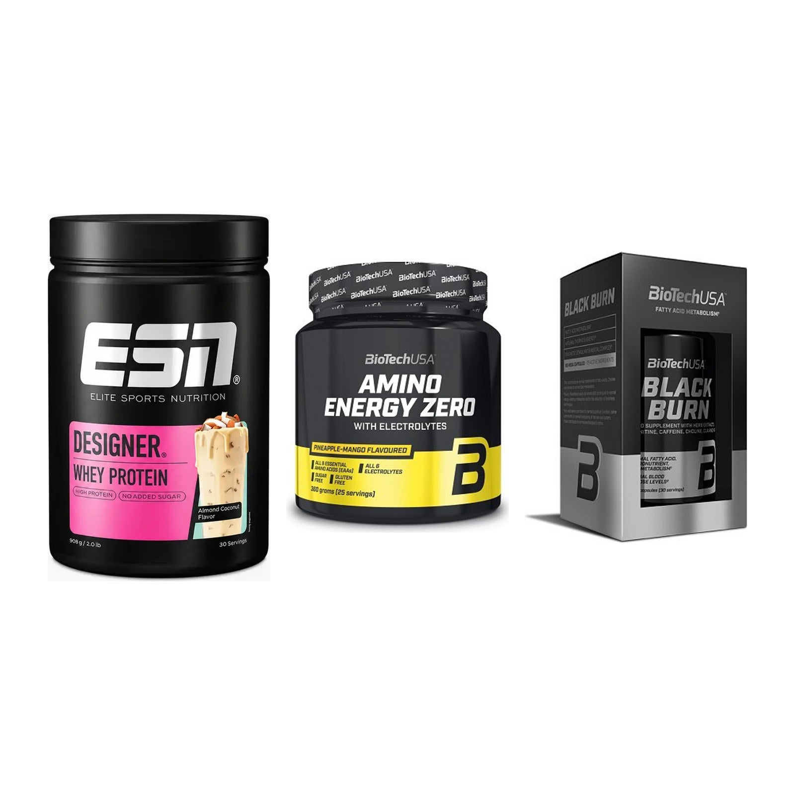 Definitionsphase-Set: ESN Designer + BioTech Amino + BioTech Black – alle enthaltenen Artikel