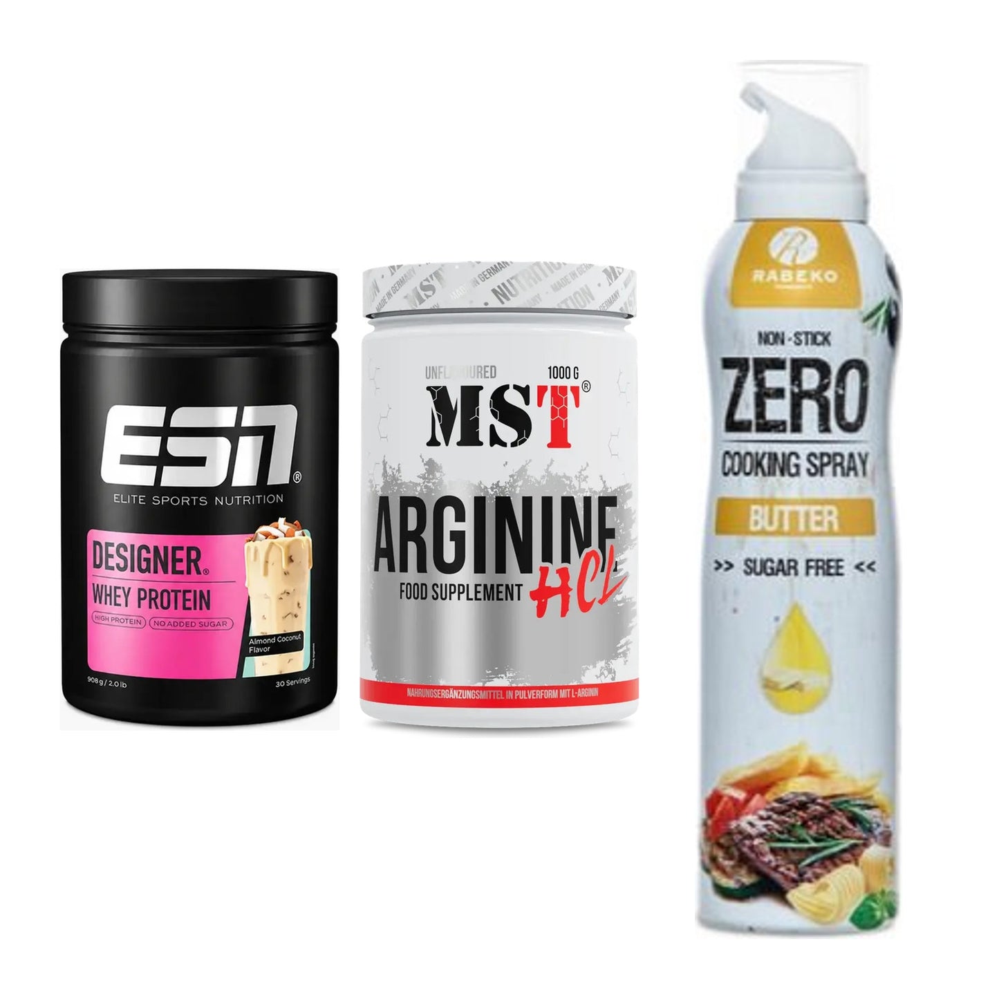Definitionsphase-Set: ESN Designer + MST Arginine + Rabeko Zero – alle enthaltenen Artikel