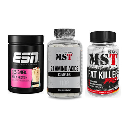 Definitionsphase-Set: ESN Designer + MST 21 Amino + MST Fat Killer – alle enthaltenen Artikel