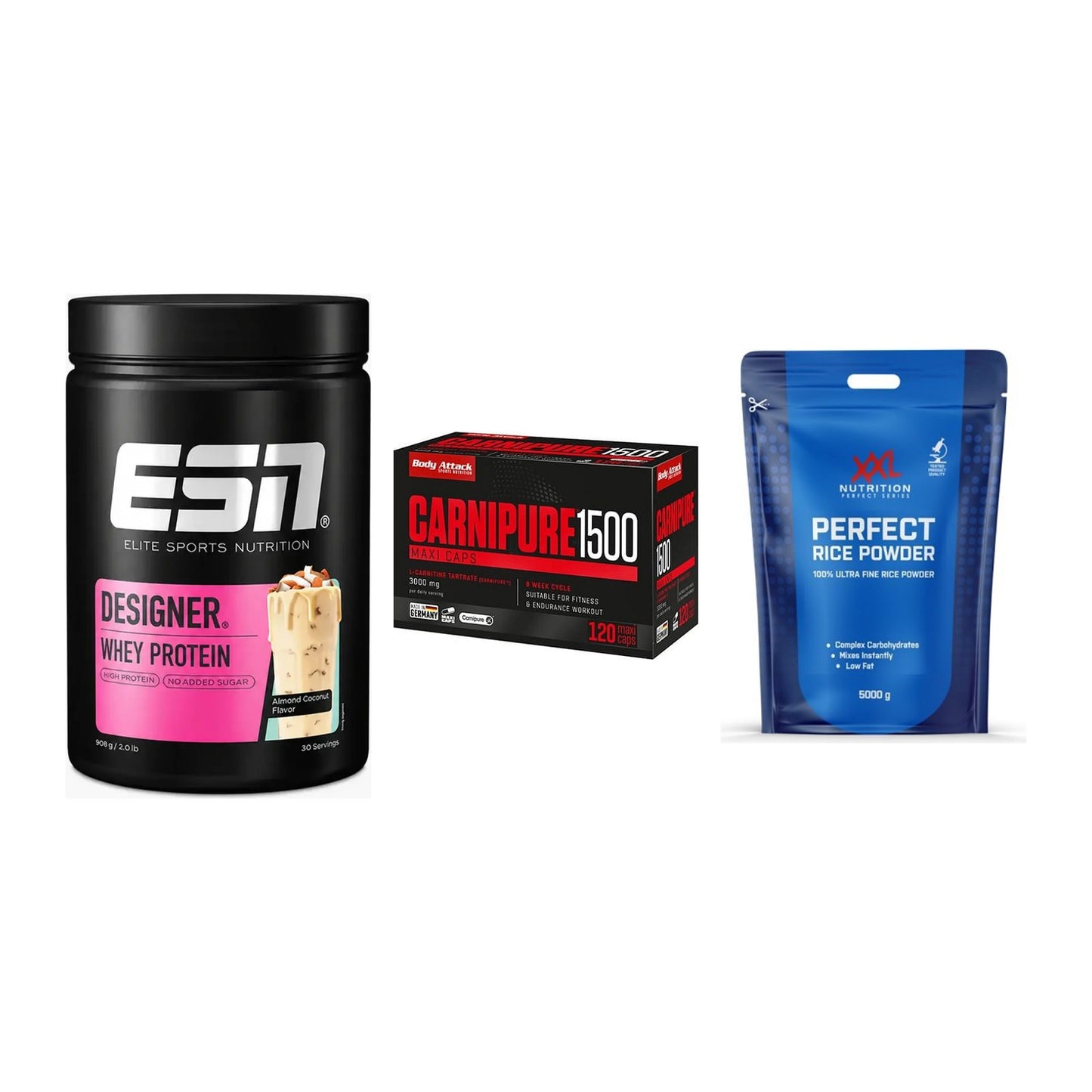 Definitionsphase-Set: ESN Designer + Body Attack + XXL Nutrition – alle enthaltenen Artikel