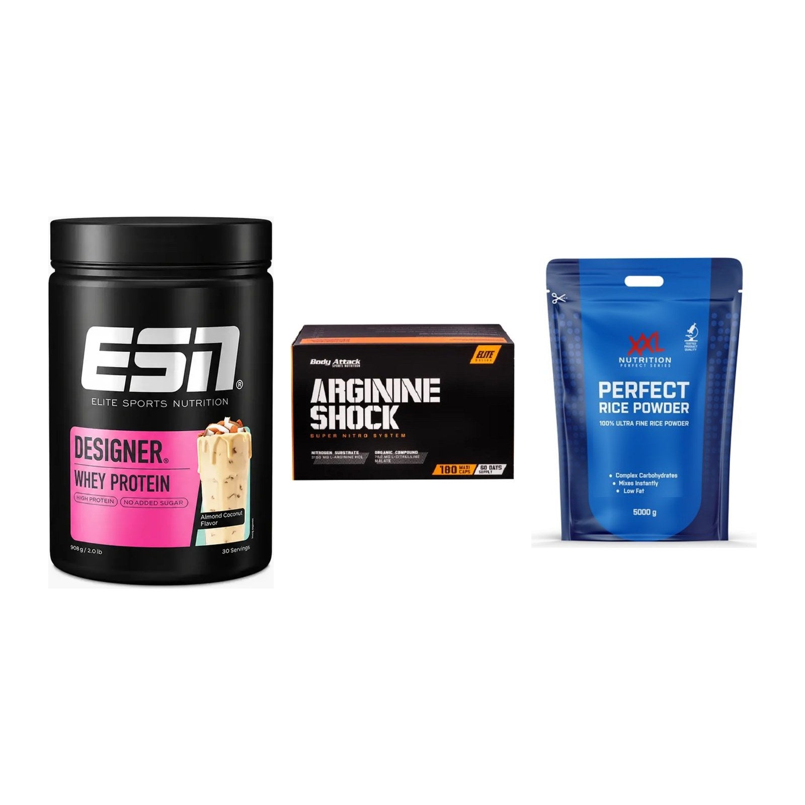Definitionsphase-Set: ESN Designer + Body Attack + XXL Nutrition – alle enthaltenen Artikel