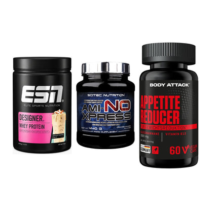 Definitionsphase-Set: ESN Designer + Scitec Ami-NO + Body Attack – alle enthaltenen Artikel