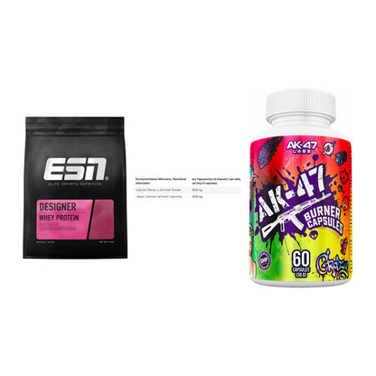 Definitionsphase-Set: ESN Designer + INLEAD L-Carni + AK47 Labs – alle enthaltenen Artikel