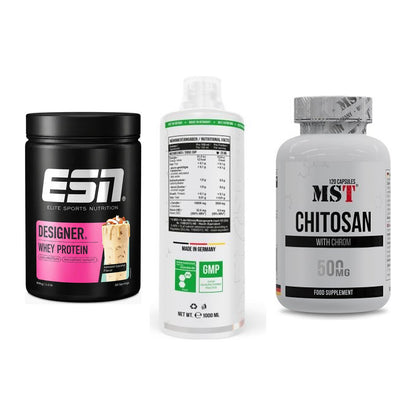 Definitionsphase-Set: ESN Designer + MST L-Carnitin + MST Chitosan – alle enthaltenen Artikel