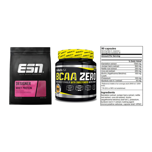 Definitionsphase-Set: ESN Designer + BioTech BCAA + GN Shred Cuts – alle enthaltenen Artikel