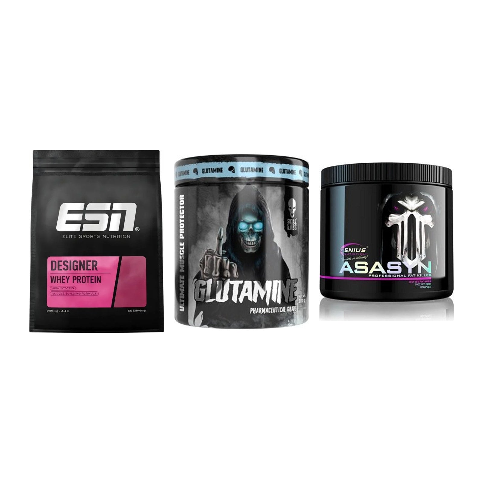 Definitionsphase-Set: ESN Designer + Skull Labs + Genius Nutriti – alle enthaltenen Artikel