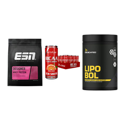 Definitionsphase-Set: ESN Designer + Activlab BCAA + Dedicated – alle enthaltenen Artikel