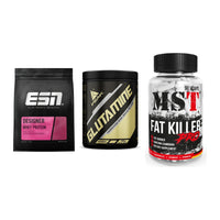 Definitionsphase-Set: ESN Designer + Peak Glutamin + MST Fat Killer