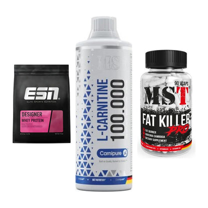 Definitionsphase-Set: ESN Designer + MST L-Carnitin + MST Fat Killer – alle enthaltenen Artikel