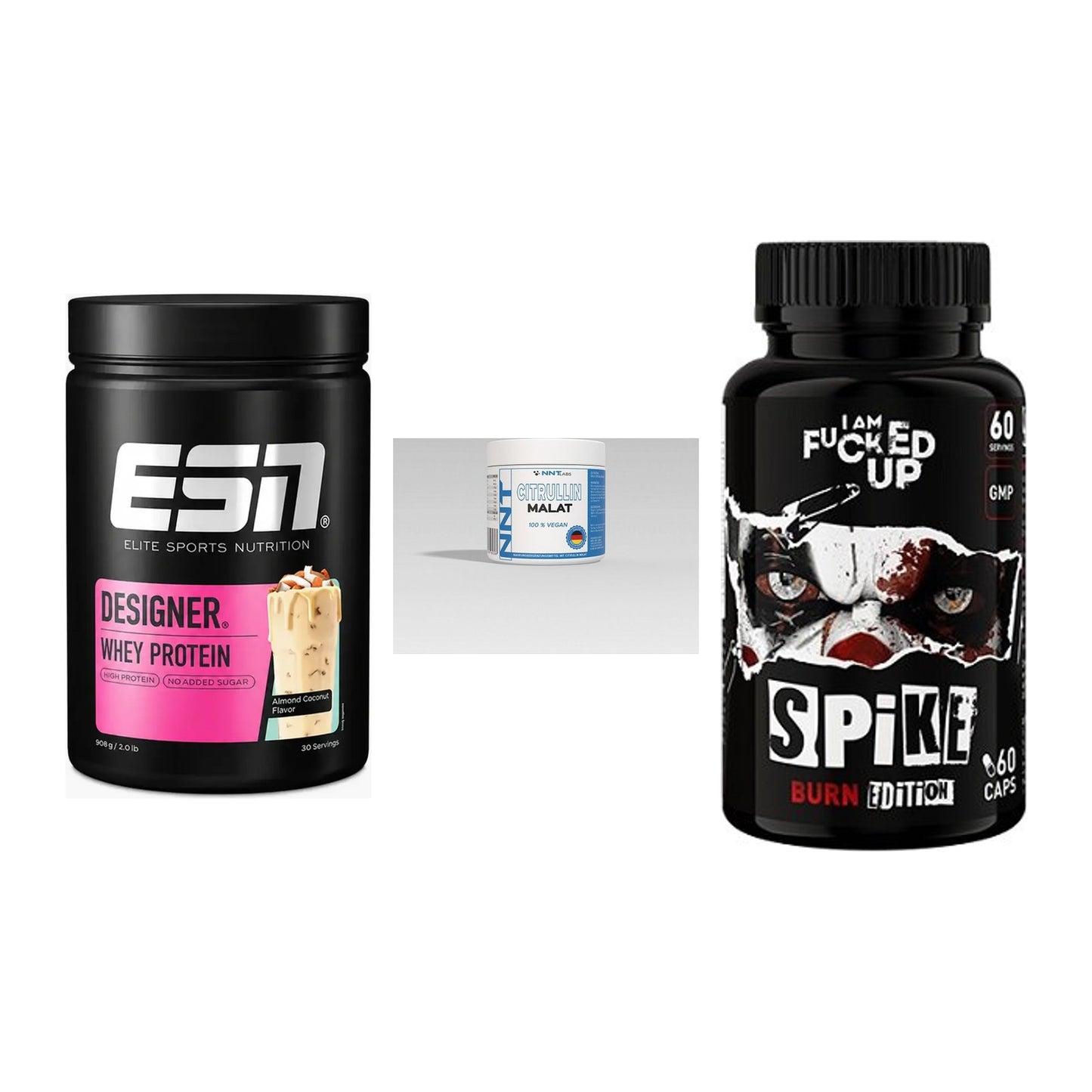 Definitionsphase-Set: ESN Designer + NNT Citrullin + Swedish Supple – alle enthaltenen Artikel