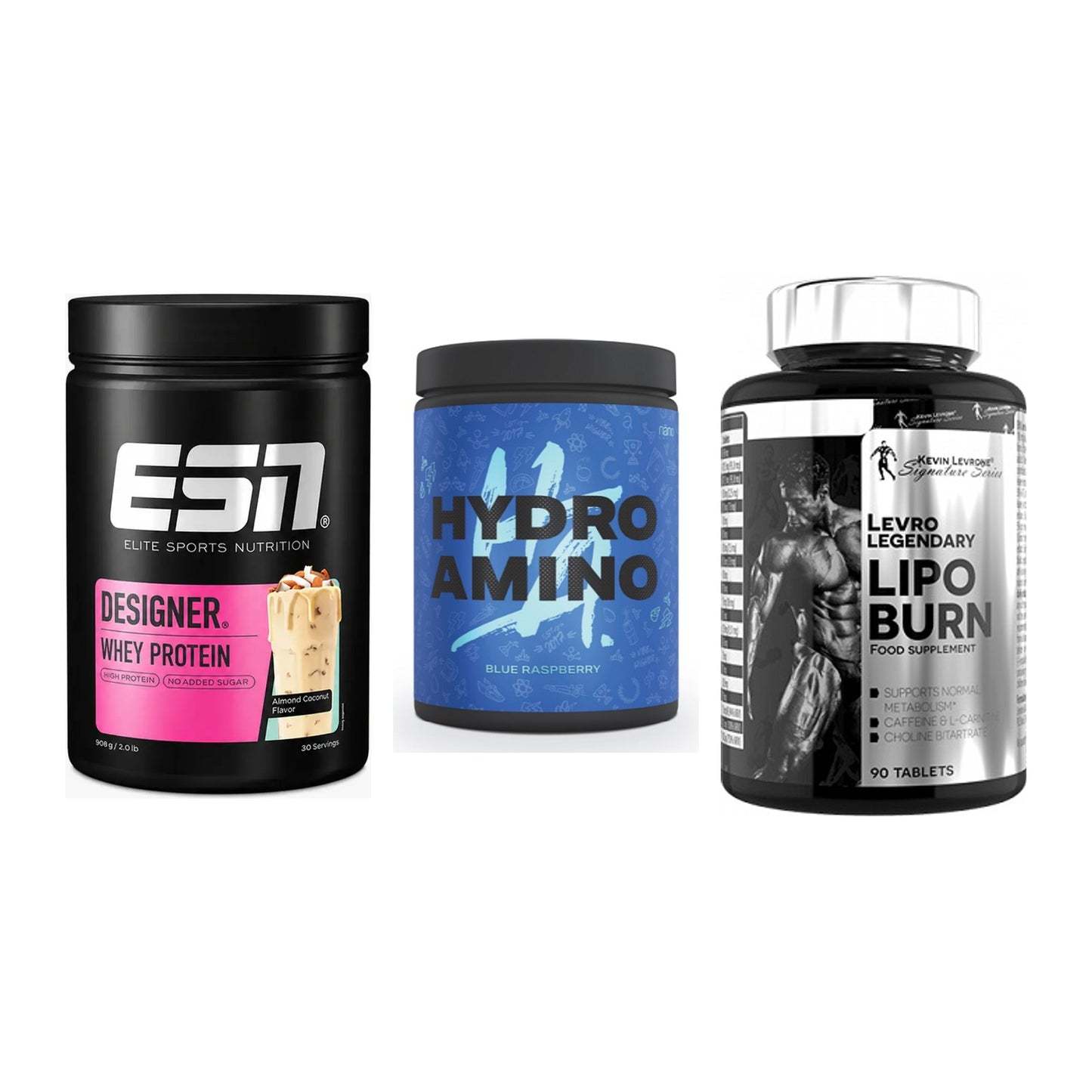 Definitionsphase-Set: ESN Designer + Nanosupps + Kevin Levrone – alle enthaltenen Artikel