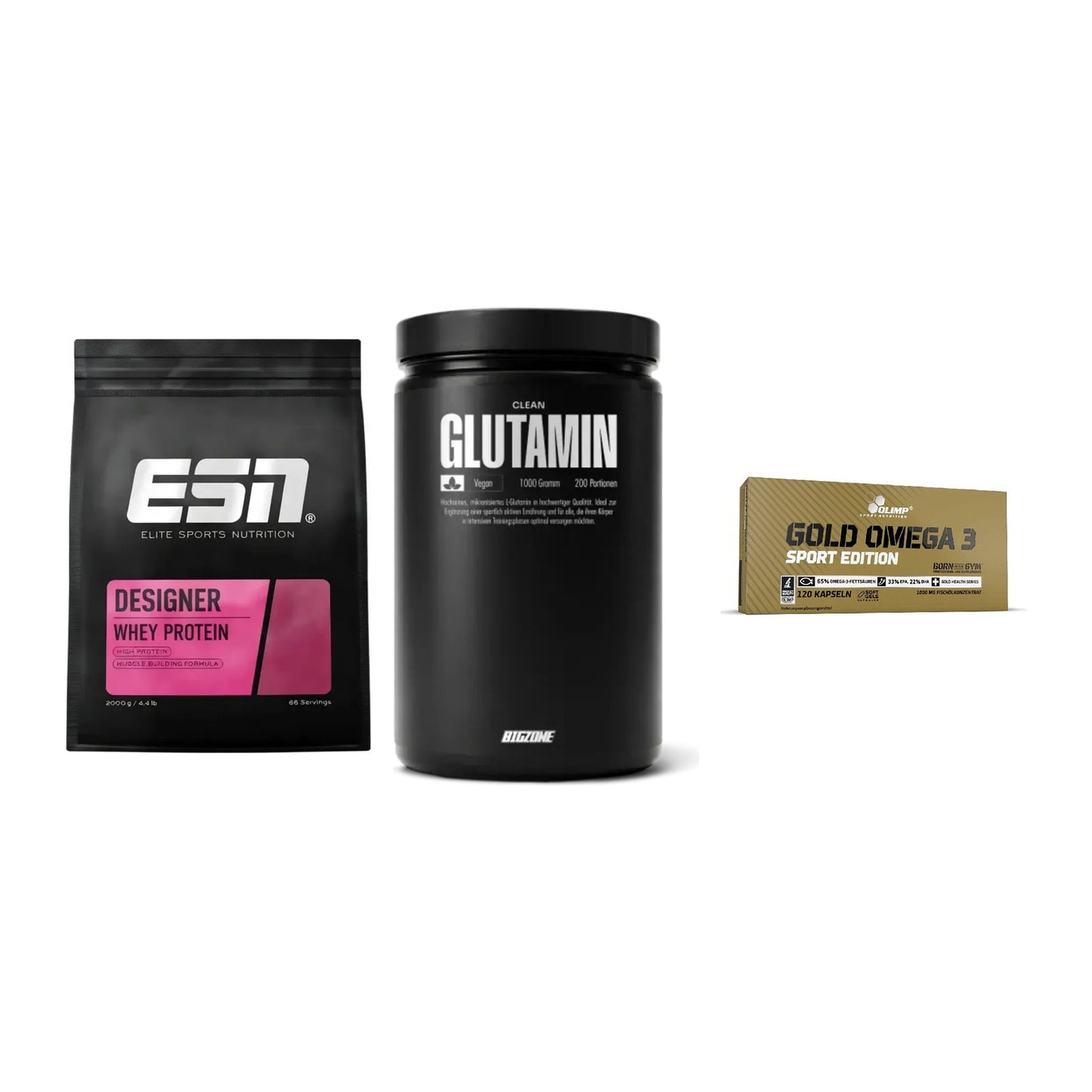 Definitionsphase-Set: ESN Designer + Big Zone + Olimp Omega 3 – alle enthaltenen Artikel