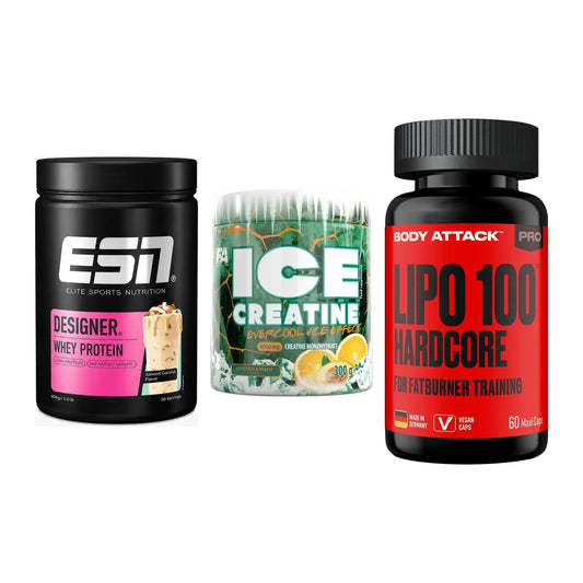 Definitionsphase-Set: ESN Designer + FA Nutrition + Body Attack – alle enthaltenen Artikel