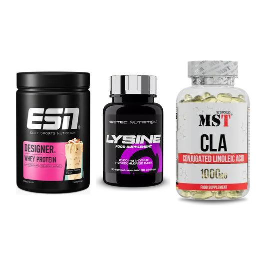 Definitionsphase-Set: ESN Designer + Scitec Lysine + MST CLA 1000mg – alle enthaltenen Artikel