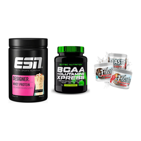 Definitionsphase-Set: ESN Designer + Scitec BCAA + Sinob Flasty – alle enthaltenen Artikel
