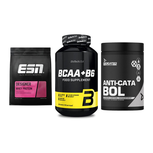 Definitionsphase-Set: ESN Designer + BioTech BCAA+B + Dedicated – alle enthaltenen Artikel