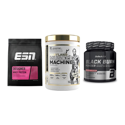 Definitionsphase-Set: ESN Designer + Kevin Levrone + BioTech Black – alle enthaltenen Artikel
