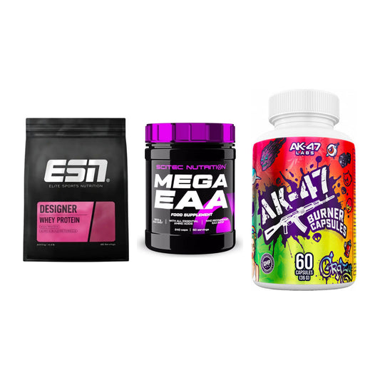 Definitionsphase-Set: ESN Designer + Scitec Mega + AK47 Labs – alle enthaltenen Artikel