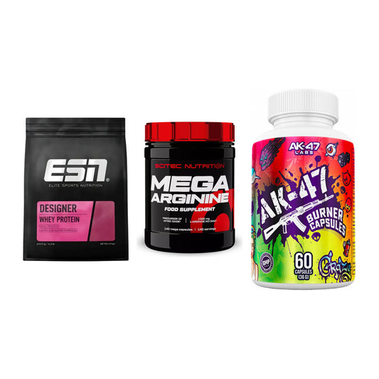Definitionsphase-Set: ESN Designer + Scitec Mega + AK47 Labs – alle enthaltenen Artikel