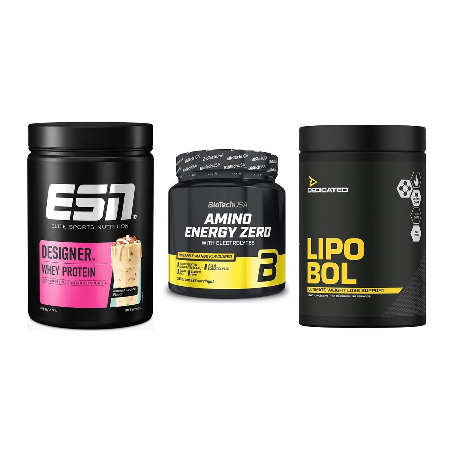 Definitionsphase-Set: ESN Designer + BioTech Amino + Dedicated – alle enthaltenen Artikel