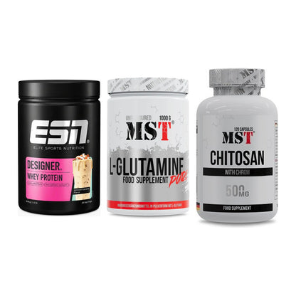 Definitionsphase-Set: ESN Designer + MST Glutamine + MST Chitosan – alle enthaltenen Artikel