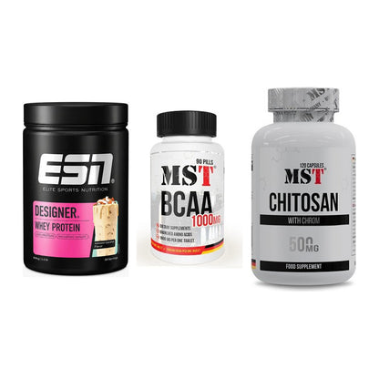 Definitionsphase-Set: ESN Designer + MST BCAA 1000 + MST Chitosan – alle enthaltenen Artikel