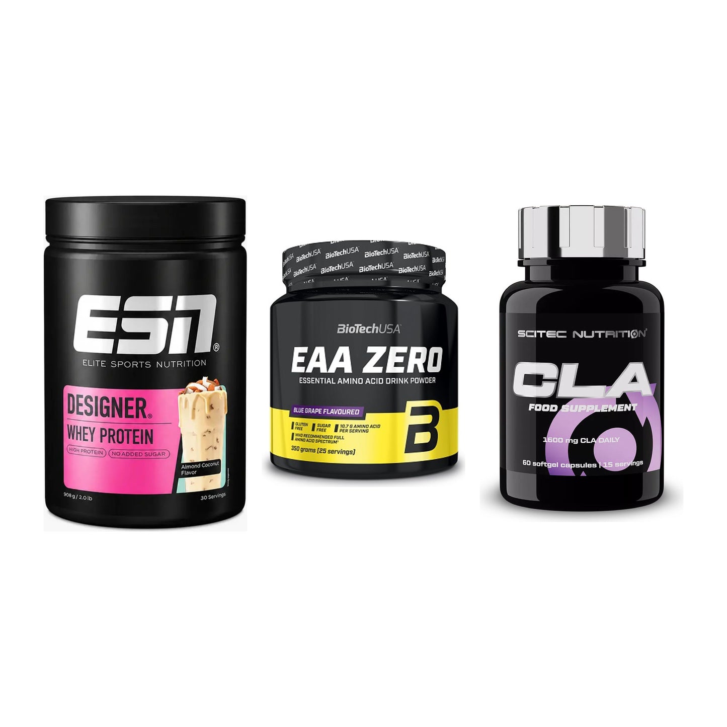 Definitionsphase-Set: ESN Designer + BioTech EAA + Scitec CLA – alle enthaltenen Artikel