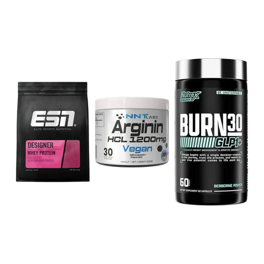 Definitionsphase-Set: ESN Designer + NNT Arginin + Nutrex Burn 30 – alle enthaltenen Artikel