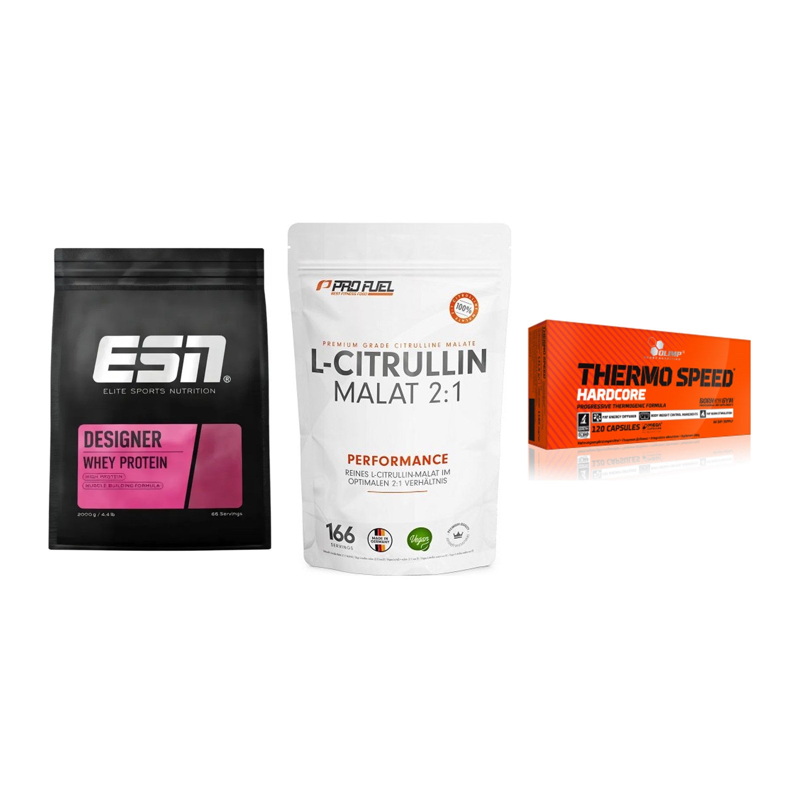 Definitionsphase-Set: ESN Designer + ProFuel L-Citr + Olimp Thermo – alle enthaltenen Artikel