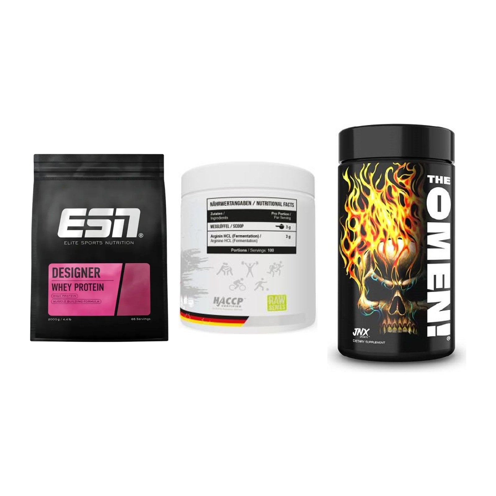 Definitionsphase-Set: ESN Designer + MST Arginine + JNX Sports – alle enthaltenen Artikel