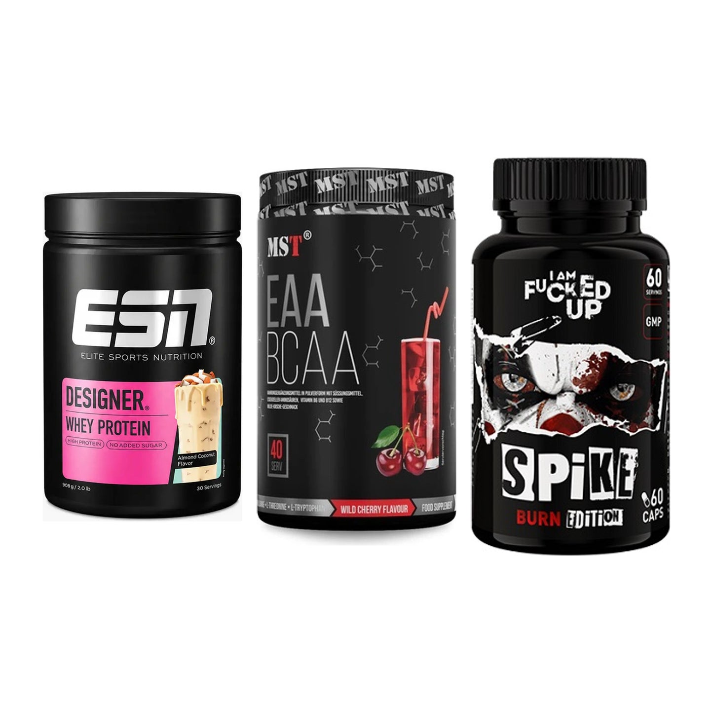Definitionsphase-Set: ESN Designer + MST EAA & BCAA + Swedish Supple – alle enthaltenen Artikel