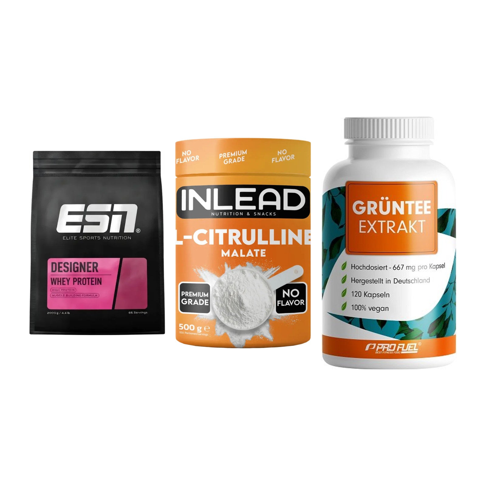 Definitionsphase-Set: ESN Designer + INLEAD L-Citru + ProFuel Grünte – alle enthaltenen Artikel